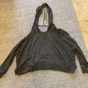 Grey cropped hoodie from Good hYouman